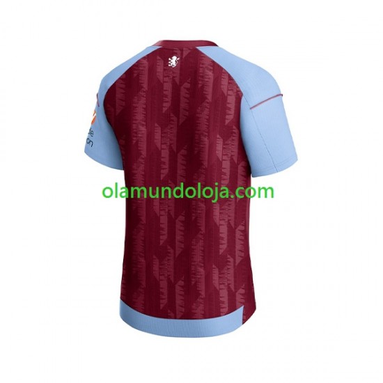 Camisola Aston Villa Homem Equipamento Primeiro 2023-2024 Manga Curta